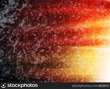 Horizontal dramatic deep space with sun blast illustration background. Horizontal dramatic deep space with sun blast illustration backg