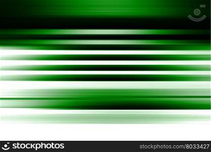 Horizontal green motion blur abstract background