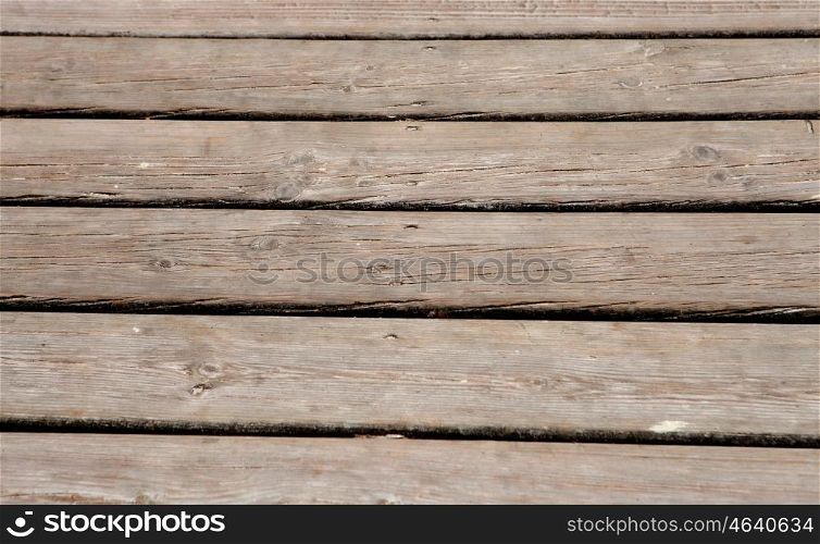 Horizontal photo of a worn down wooden boards