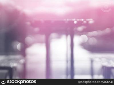 Horizontal pink dreamy cafe table with light leak bokeh backgrou. Horizontal pink dreamy cafe table with light leak bokeh background hd
