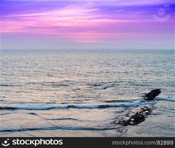 Horizontal vivid Indian ocean horizon landscape background backdrop. Horizontal vivid Indian ocean horizon landscape background backd