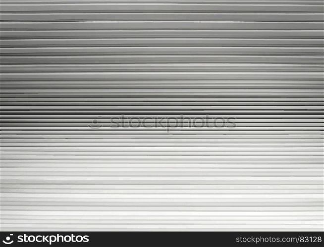 Horizontal white and black extruded lines abstract background