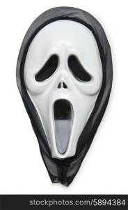 Horror mask isolated on the white