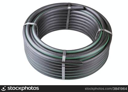 hose for watering isolated on a white background