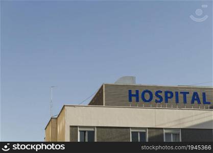 hospital building. High resolution photo. hospital building. High quality photo