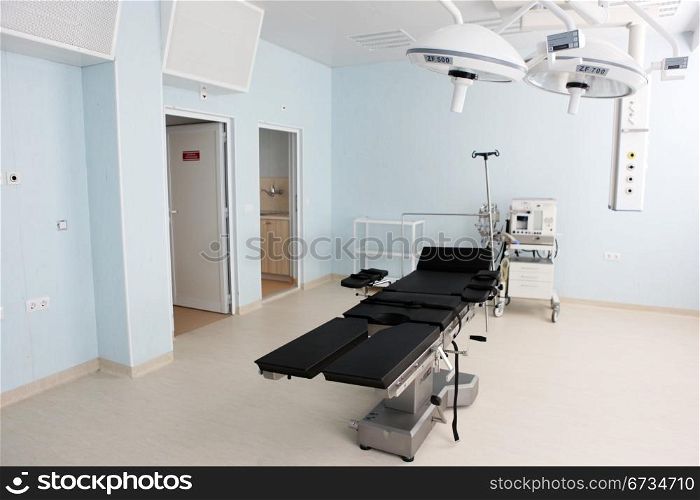 hospital interior.