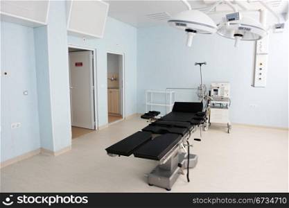 hospital interior.