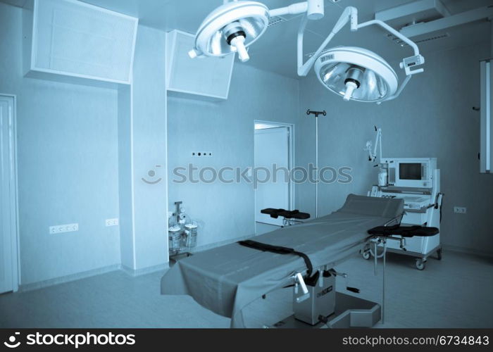 hospital interior.