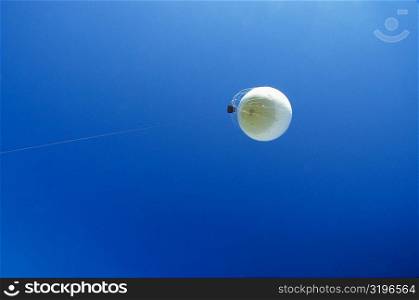 Hot air balloon in the sky, Boston, Massachusetts, USA
