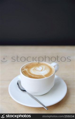 hot cappuccino coffee