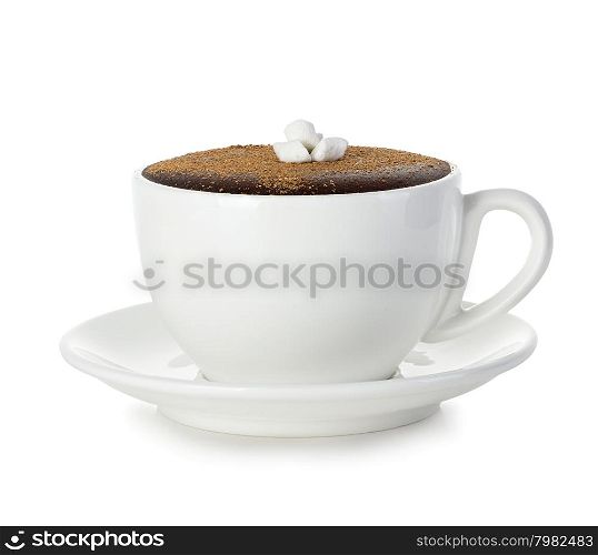Hot chocolate isolated