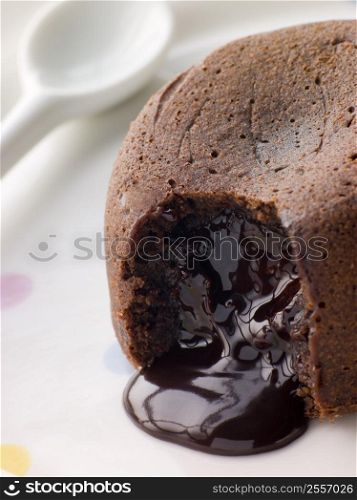 Hot Chocolate Pudding with a Fondant Centre