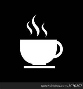 Hot Coffee Icon Illustration design