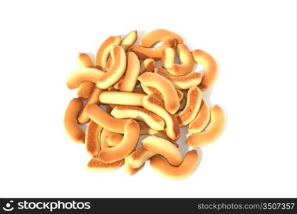 hot Cookies isolated on a white background