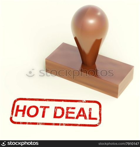 Hot Deal Stamp Shows Special Discounts. Hot Deal Stamp Shows Special Big Discounts