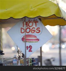 Hot Dog Stand City Center Toronto Ontario Canada