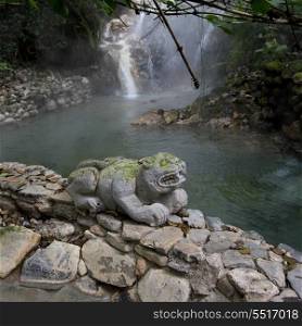 Hot springs in a forest, Finca El Cisne, Copan Ruinas, Copan Department, Honduras