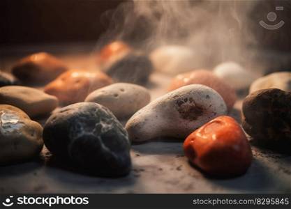 hot stones for massage generative ai.