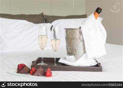 Hotel room shot - Honeymoon concept