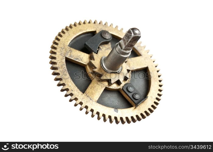 hour gear isolated on white background