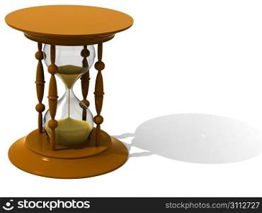 Hourglass. 3d