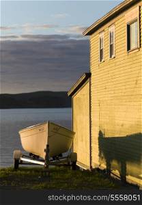 House at the coast, Twillingate, South Twillingate Island, Newfoundland And Labrador, Canada