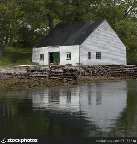 House at waterfront, Guysborough, Nova Scotia, Canada