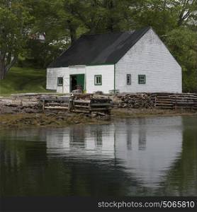 House at waterfront, Guysborough, Nova Scotia, Canada