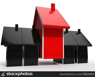 House Icon Means Home Or Building For Sale