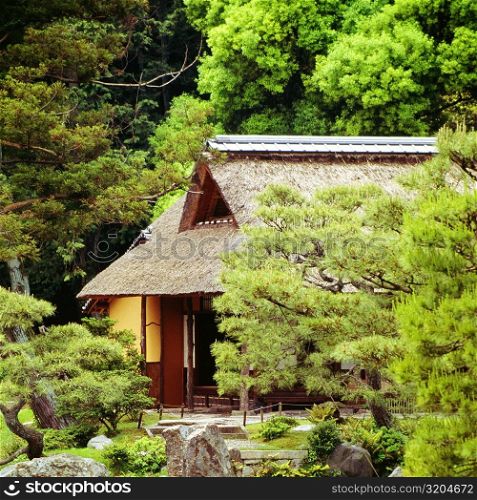 House in a garden, Katsura Imperial Villa, Kyoto, Japan