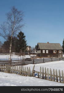 house in the village