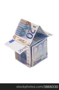 House Made From Twenty Euro Banknotes