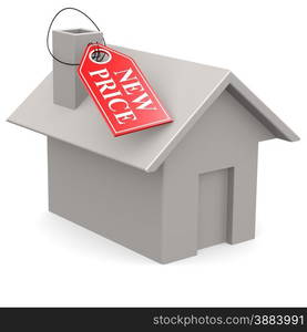 House new price label