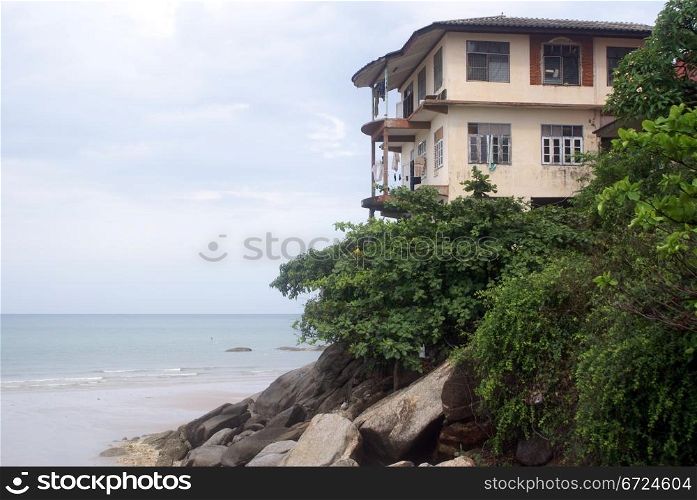 House on the sea shore in Hua Hin, Thailand