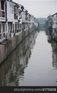 Houses along a creek, Suzhou, Jiangsu Province, China