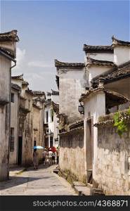 Houses in a village, Xidi, Anhui Province, China