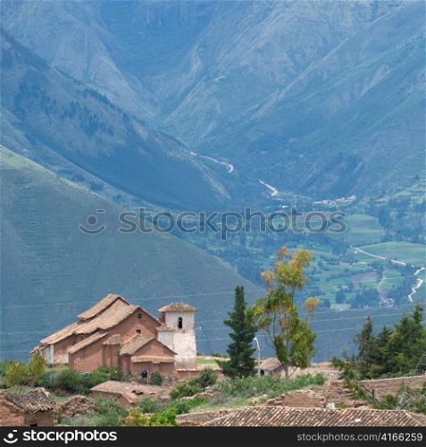 Houses in Maras village, Sacred Valley, Cusco Region, Peru