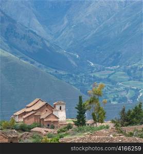 Houses in Maras village, Sacred Valley, Cusco Region, Peru