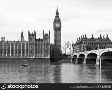 Houses of Parliament, London. Houses of Parliament with Big Ben, Westminster Palace, London, UK