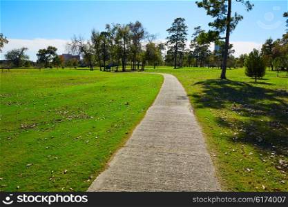 Houston Hermann park conservancy green grass in Texas