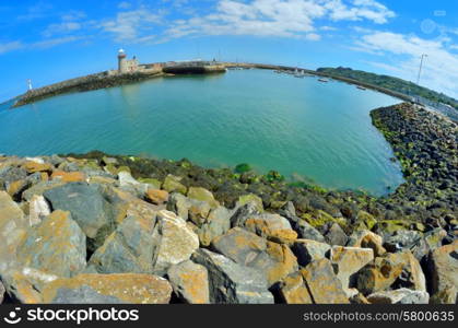 Howth Lighthouse in Dublin, Ireland