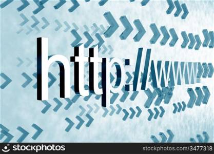 http www go to website 3d abstract concept