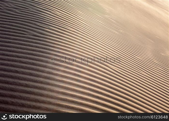 Huacachina desert dunes in Ica Region, Peru