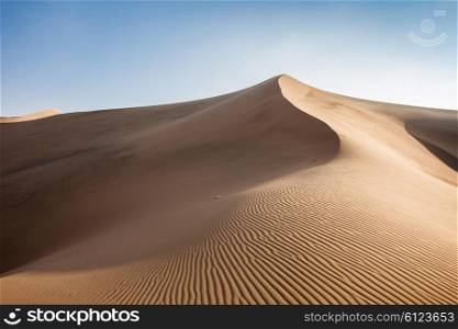 Huacachina desert in Ica Region, southwestern Peru