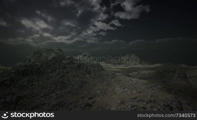 huge dark clouds over the plains of Ranoch Moor in the scottish highlands. Huge Dark Clouds over Scottish Highlands