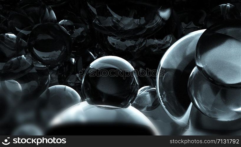 Huge organic bubbles close up. 3d rendering molecule. Computer generated background. Big organic bubbles close up. 3d rendering molecule. Computer generated background