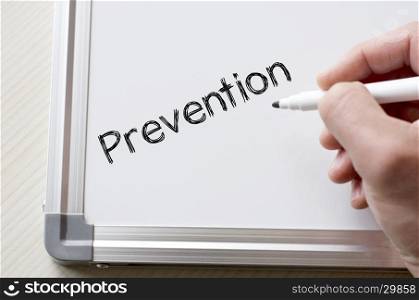 Human hand writing prevention on whiteboard