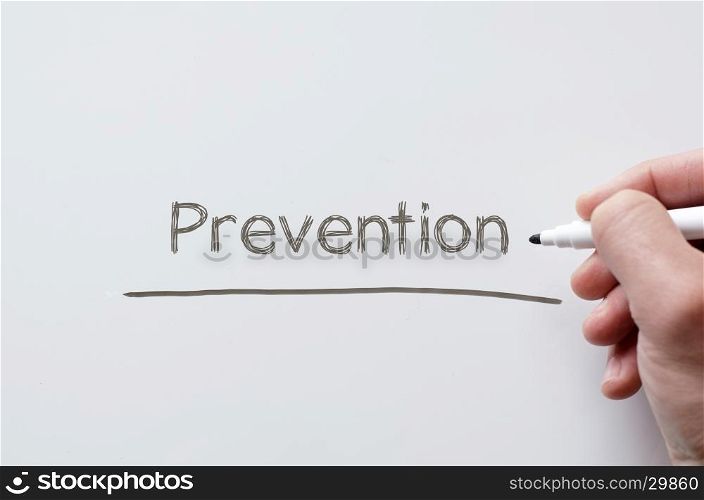 Human hand writing prevention on whiteboard