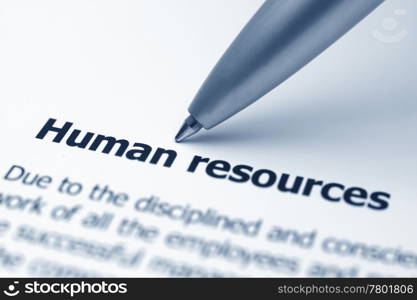 Human resources