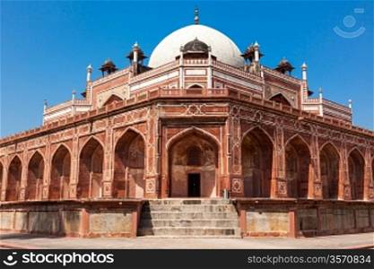 Humayun&acute;s Tomb. Delhi, India. UNESCO World Heritage Site